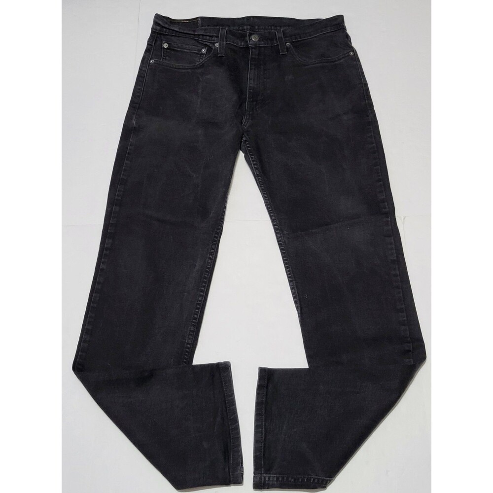 Levis 514 Straight Fit Jeans Black size Men's 34x34